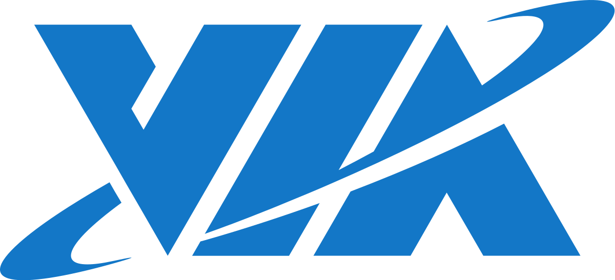 The logo for Via Tech, with blue VIA lettering.